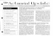 AAA, Actuarial Update, 199002 - American Academy of … 1990 Actuarial Update.pdf · • Government Relations Watch ... and intergalactic space travel. ... the Actuarial Profession,