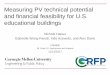 Measuring PV technical potential and financial feasibility ... · Measuring PV technical potential and financial feasibility for U.S. educational buildings Nichole Hanus ... (e.g