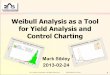 Weibull Analysis as a Tool 1 D for Yield Analysis and ...minitabmaestro.com/wp-content/uploads/2013/02/MAS-Weibull-For... · Weibull Analysis as a Tool for Yield Analysis and Control