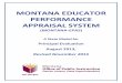 MONTANA EDUCATOR PERFORMANCE APPRAISAL SYSTEM …opi.mt.gov/Portals/182/Page Files/Professional Learning/Docs/EPAS... · Interstate School Leaders Licensure Consortium ... • Self‐assessment