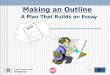 Making an Outline - Quia€¦ · PPT file · Web view · 2012-01-09Body Paragraph #1- Topic Sentence: _____ A ... Making an Outline. In a formal outline, Roman numerals can. 