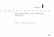 Part EmErgEnt LitEracy SkiLLS - Pearson · Chapter 2 Developing Alphabet Knowledge EmErgEnt LitEracy SkiLLS ... related to learning to read than are other well-known measures such