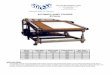AUTOMATIC SHEET STACKER SS Series ... SHEET STACKER SS Series Model Number Sheet Width (inches) Sheet Length (inches) Pallet Capacity (lbs.) Max. Stack Height (inches) SS46 48 72 2500