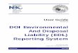 DOI Environmental And Disposal Liability (EDL) … Guide Version 2.0 DOI Environmental And Disposal Liability (EDL) Reporting System Developed by NBC eApplications Management Division