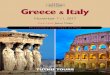 Greece Italy - TUTKU TOURS · Greece & Italy Tour Host: Jason Oden ... battles in antiquity, ... shrine was the resting place of the ancient wooden cult statue of Athena and other
