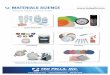 MATERIALS SCIENCE FOR PRODUCT DETAILS AND … · Epoxy Mount Kits. MATERIALS SCIENCE . ... Dicing ceramic substrates and semiconductor wafers ... sembly and bonding dissimilar materials