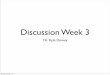 Discussion Week 3 - UCSB Computer Science Departmentkyledewey/cs170/week3/week_3_discussi… · Race Condition • Different results are possible based on different process/thread