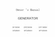 Owner`s Manual GENERATOR - Princess Auto · understand this owner’s manual before operating your generator. ... fuel has been wiped up before starting the generator. CONTROLS -