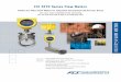 FCI ST75 Series Flow Meters - Fluid Components … Brochures/Flowmeters/ST75_ST75V...FCI ST75 Series Flow Meters Small Line, Mass Flow Meters for Industrial and Commercial Process
