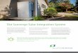 The Sunverge Solar Integration System - PowerStream · With the Sunverge Energy Solar Integration System ... Enjoy reliable backup power On average, ... “free” energy to pre-cool