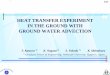 HEAT TRANSFER EXPERIMENT IN THE GROUND WITH … · HEAT TRANSFER EXPERIMENT IN THE GROUND WITH ... a heat source or a heat sink is available Background ... Applying theoretical solution