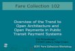 Overview of the Trend to Open Architecture and Open ... · Fare Collection 102 Overview of the Trend to Open Architecture and Open Payments in Public Transit Payment Systems Tim Weisenberger