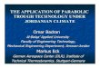 THE APPLICATION OF PARABOLIC TROUGH TECHNOLOGY UNDER JORDANIAN …infohouse.p2ric.org/ref/46/45455.pdf ·  · 2005-06-23THE APPLICATION OF PARABOLIC TROUGH TECHNOLOGY UNDER . JORDANIAN