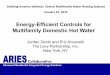 Energy-Efficient Controls for Multifamily Domestic Hot Water · Advanced Residential Integrated Energy Solutions Building America Webinar: Central Multifamily Water Heating Systems