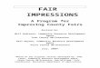 FAIR - Center for Community & Economic Development ... · Web viewFair Impressions was modeled after the First Impressions program developed in 1991 by Andy Lewis and James Schneider