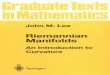 Graduate Texts in Mathematics - maths.ed.ac.ukv1ranick/papers/leeriemm.pdf · Geometric Functional Analysis and Its Applications. ... Dichlet Series in Number Theory. 2nd ed. 