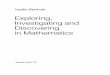 Exploring, Investigating and Discovering in Mathematics978-3-0348-7889-0/1.pdf · that finally lead readers to discover new interesting and challenging problems, ... 3 A Geometric
