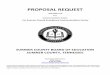 PROPOSAL REQUEST - Sumner County Schools · PROPOSAL REQUEST 20170411-CO For ... Evidence of a valid State of Tennessee Business License and/or ... Oral presentations and written