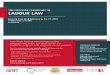 THE OSGOODE CERTIFICATE IN LABOUR LAW · of Industrial Relations and Human ... the Osgoode Certificate in Labour Law is an unrivalled resource ... Charter protection and limits