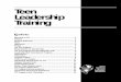 TLT Program Level 4 Checklist Teen Leadershipstorage.cloversites.com/centralcaliforniaconference/documents/tlt... · The Teen Leadership Training ... “Loving the Lord Jesus, 