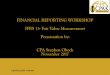 FINANCIAL REPORTING WORKSHOP IFRS 13- Fair Value ... · IFRS 13- Fair Value Measurement Presentation by: CPA Stephen Obock ... effect of IFRS 13 if future capital expenditure was