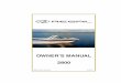 OWNER’S MANUAL 2800 - Regal Boats · Your Regal Owner’s Manual General Information Regal Warranty 1 SAFETY ON BOARD Safety Labels 1-1 General Boating Safety 1-3 ... Marine Sanitation