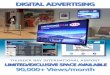 DIGITAL ADVERTISING - Thunder Bay International Airport · limited/exclusive space available thunder bay international airport 90,000+ views/month digital advertising