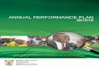 ANNUAL PERFORMANCE PLAN - Pages Plans/Annual Perfomance Plans/Department...this Annual Performance Plan is informed by the ... In addition one additional comprehensive university,