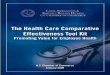 The Real Final Comparative Effectiveness Tool Kit · comparative effectiveness, ... In addition to generating knowledge about what works and how interventions compare, ... (UBA) 2007