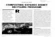 Composting Expands Disney Recycling Program - …infohouse.p2ric.org/ref/30/29316.pdf · COMPOSTING EXPANDS DISNEY * RECYCLIMG PROGRAM ... making the Hilton the first hotel at WDW