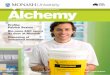 Alchemy - Monash University · Alchemy Alchemy is produced by the Development Office, Faculty of Pharmacy and Pharmaceutical Sciences, Monash University. Managing Editor: Margot Burke