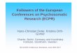 Followers of the European Conferences on Psychosomatic ...eapm2017.com/images/site/abstracts/CO-285.pdf · Followers of the European Conferences on Psychosomatic Research (ECPR) Hans-Christian