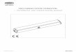 5002SWING DOOR OPERATOR – Installation and ... Downloads...5002SWING DOOR OPERATOR – Installation and commissioning manual 2 APPROVALS / STANDARDS Electrical safety tested and