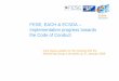 FESE, EACH & ECSDA – Implementation progress towards the Code of Conductec.europa.eu/.../docs/code/mog/20080121_fese_each_ecsda_en.pdf · the Code of Conduct Joint status update