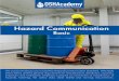 Introduction to Hazard Communications - OSHA Training to Hazard ... aspiration hazard ... But, the standard's definition of "chemical" is much broader than that commonly used