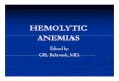 Edited by - iacld.  HEMOLYSISEXTRACORPUSCULAR HEMOLYSIS ... IMMUNE HEMOLYTIC ANEMIA Coombs Test Coombs Test -- IndirectIndirect