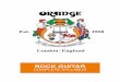 COMPLETE SYLLABUS - orangeamps.com · Orange Rock Guitar - Complete Syllabus Grade 6 - Grade 8: Orange Advanced Level Technical Scales Chords Arpeggios ... it means you have played