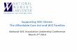 Supporting WIC Clients: The Affordable Care Act and WIC ... · Supporting WIC Clients: The Affordable Care Act and WIC Families ... –Maternity care and other essential health benefits
