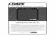 KX-50 Keyboard Amplifier - Standard are now the proud owner of the Crate KX-50 keyboard amplifier. ... this problem by monitoring the power amplifier’s ... in this Crate manual are