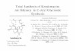 Total Synthesis of Kendomycin- An Odyssey in C-Aryl ... · Total Synthesis of Kendomycin-An Odyssey in C ... Potent endothelin receptor antagonist and antiosteoporotic compound 