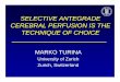SELECTIVE ANTEGRADE CEREBRAL PERFUSION IS THECEREBRAL ... · SELECTIVE ANTEGRADE CEREBRAL PERFUSION IS THECEREBRAL PERFUSION IS THE TECHNIQUE OF CHOICE MARKO TURINA University of