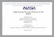 High Energy Density Physics in the NNSA - Home | The ...sites.nationalacademies.org/cs/groups/bpasite/documents/...1 High Energy Density Physics in the NNSA NATIONAL NUCLEAR SECURITY