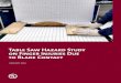 Table Saw Hazard Study on Finger Injuries Due to ... - UL · page 5 Table Saw Hazard Study on Finger Injuries Due to Blade Contact 2 The SawStop manual states that "it is possible