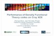 Performance of Density Functional Theory codes on … of Density Functional Theory codes on Cray XE6 ... • Exam the performance implications ... account for 1/3 of NERSC workflow