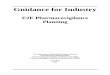 Guidance for Industry - Food and Drug Administration€¦ · Guidance for Industry. E2E Pharmacovigilance Planning. Additional copies are available from: Office of Training and Communication