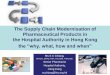 The Supply Chain Modernisation of Pharmaceutical Products ... · The Supply Chain Modernisation of Pharmaceutical Products in ... - chosen Mobile Supply Chain Application from Oracle
