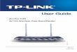 Archer C20 - static.tp-link.com · Archer C20 . AC750 Wireless Dual Band Router . ... • Increase the separation between the equipment and receiver. ... The product carries the CE
