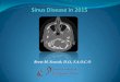 Brett M. Scotch, D.O., F.A.O.C - Florida Osteopathic Medical …€¦ ·  · 2015-09-14Anatomy / physiology of Sinuses ... Most important pathologic process in disease is ... Pott’s