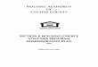 HOUSING AUTHORITY OF COCHISE COUNTY Authority of Cochise County 2 Section 8 Housing Choice Voucher Administrative Plan TABLE OF CONTENTS REVISIONS