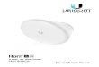 5 GHz, 45 Beamwidth Horn Antenna - dl.ubnt.com · Introduction Thank you for purchasing the Ubiquiti Networks® 5 GHz, 45° Beamwidth Horn™ Antenna. This Quick Start Guide is designed